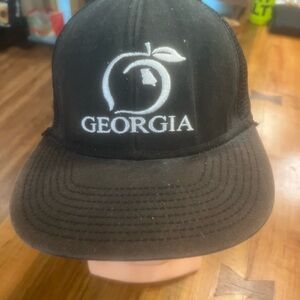 Black Georgia Logo Cap